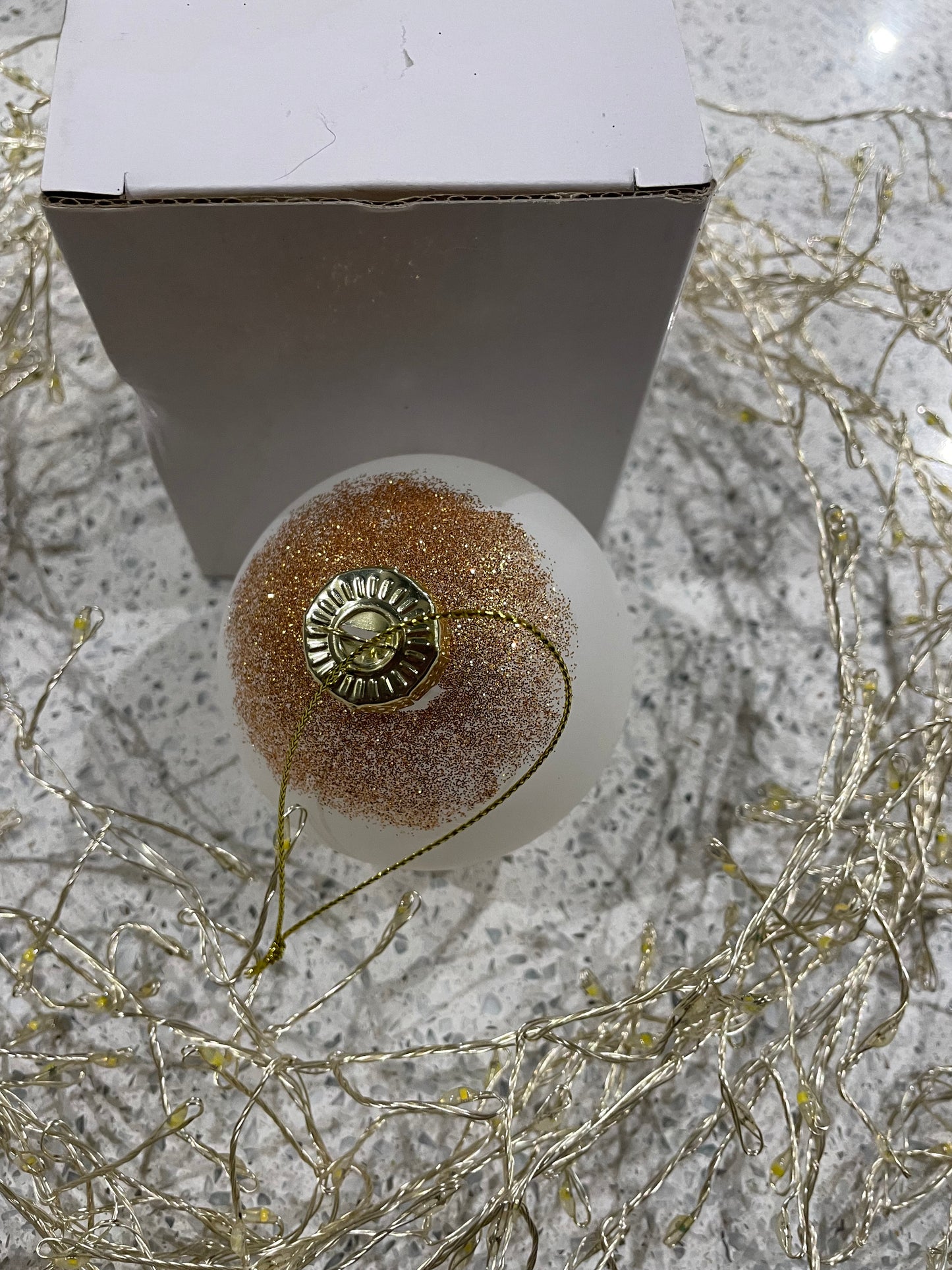 Elie christmas glass bauble