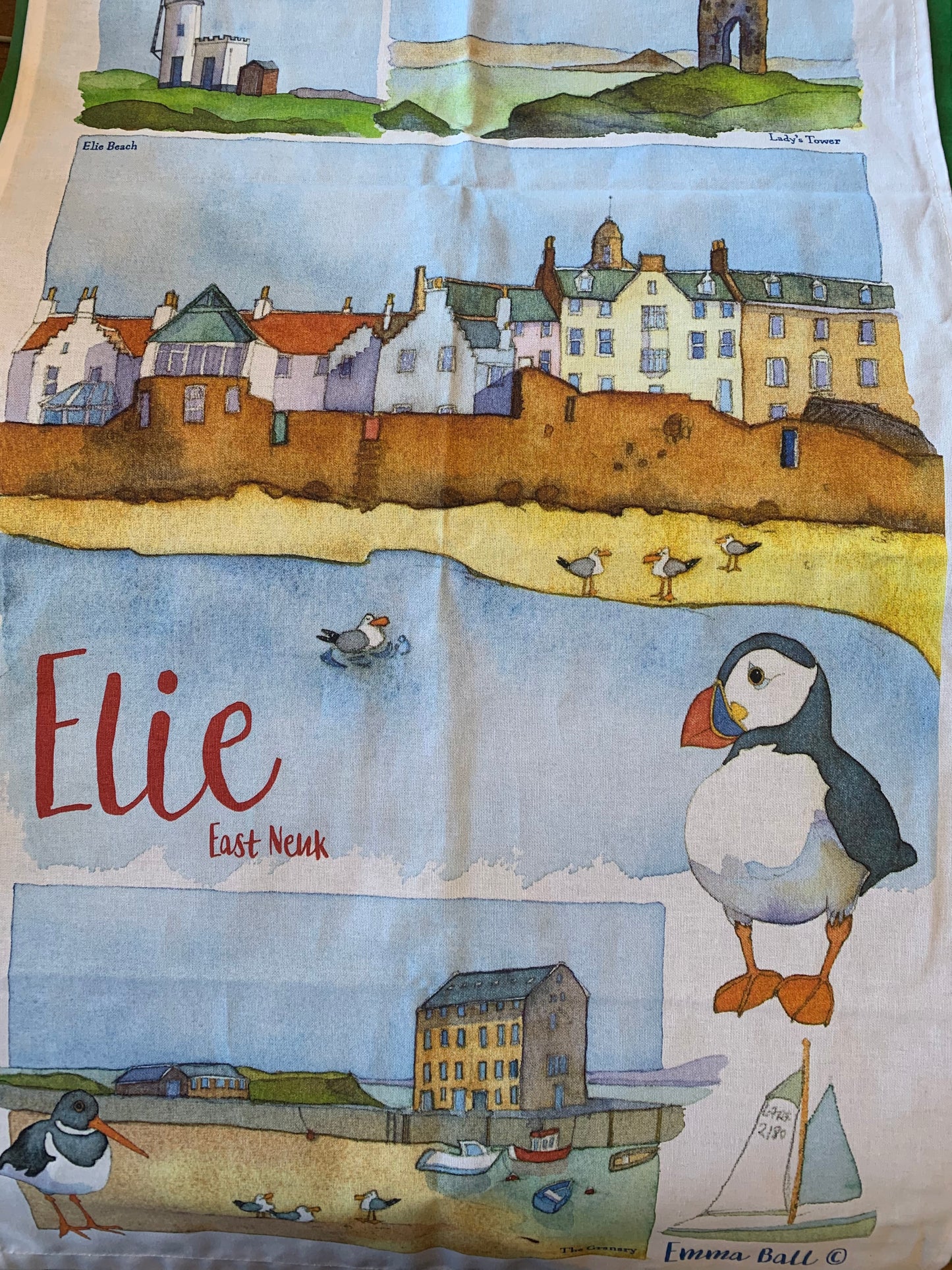 Elie tea towel