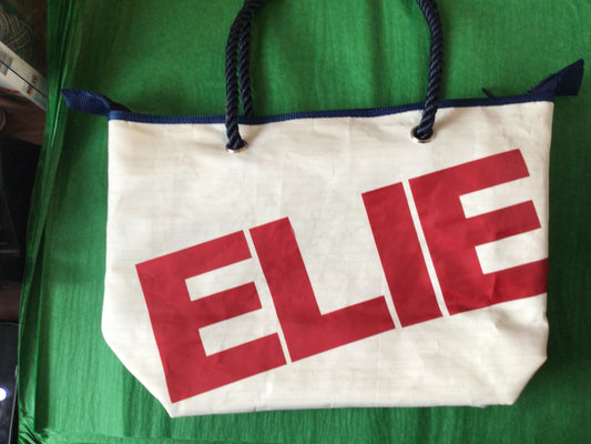 Elie small shopper sail cloth bag - no zip